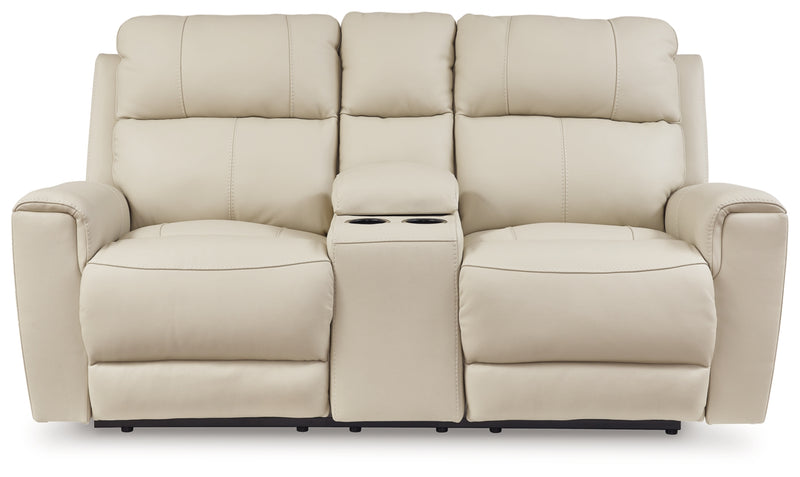 Dahlmoore DBL Reclining Power Loveseat w/Console