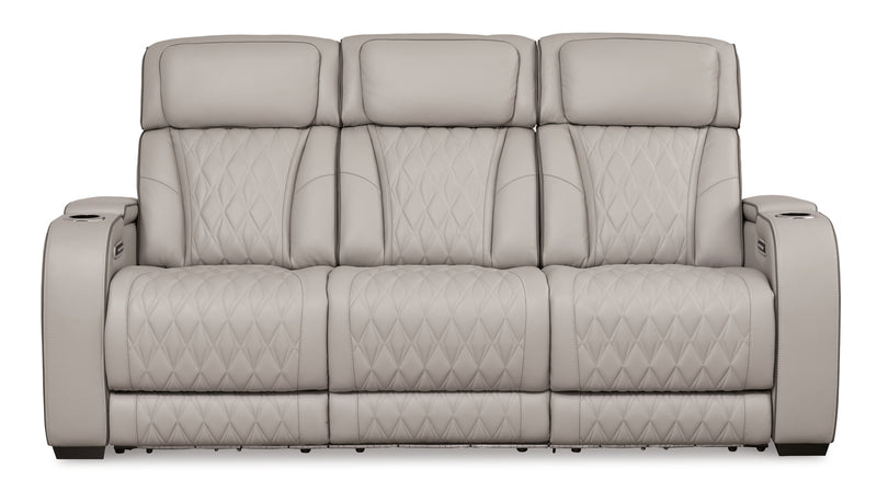 Sofá reclinable eléctrico Boyington con reposacabezas ajustable