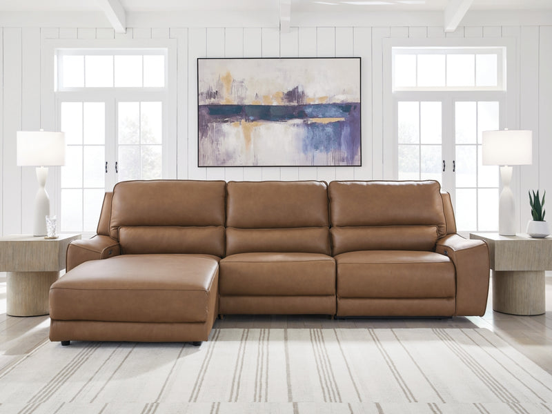 Seccional reclinable de 3 piezas con chaise Silverbrooke
