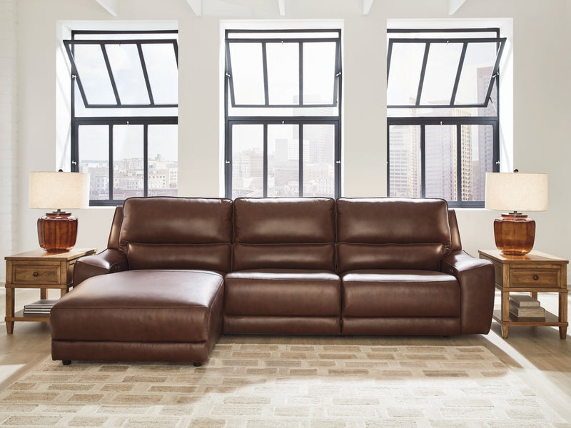 Seccional reclinable de 3 piezas con chaise Silverbrooke