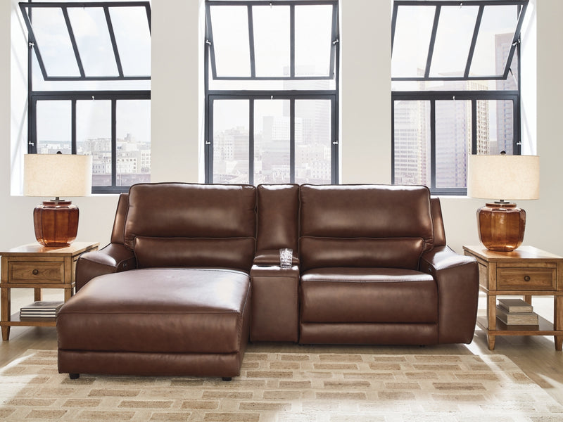Seccional reclinable eléctrico de 3 piezas Silverbrooke con chaise longue