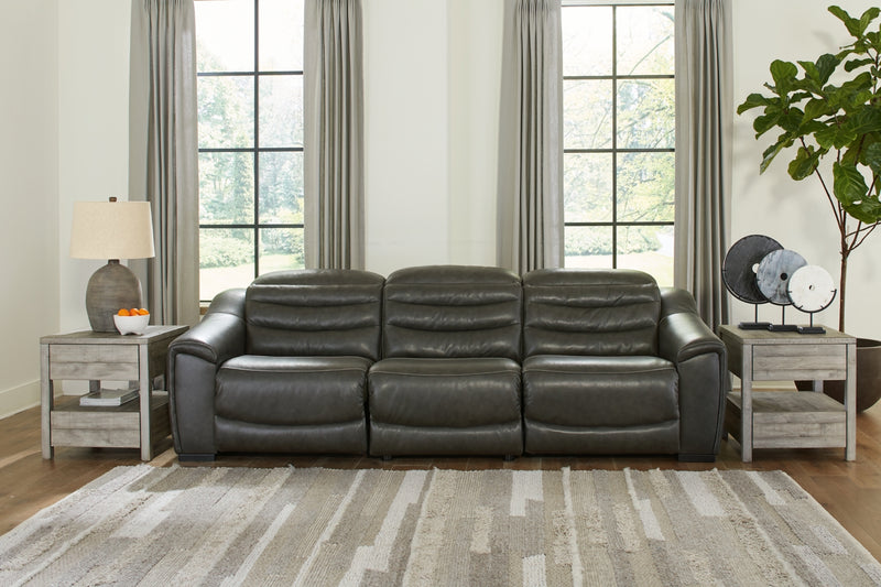 Sofá reclinable eléctrico de 3 piezas Center Line