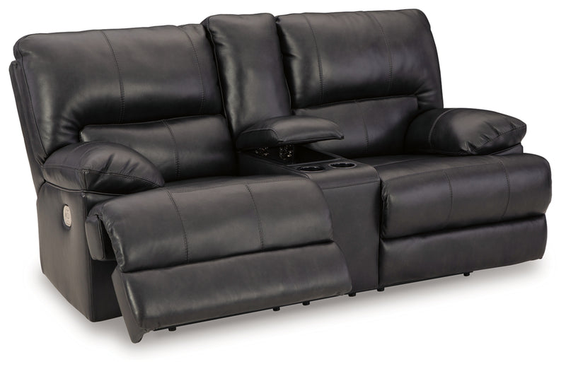 Mountainous Power Reclining Loveseat/Console/Adjustable Headrest