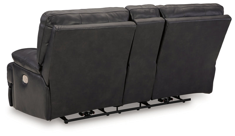 Mountainous Power Reclining Loveseat/Console/Adjustable Headrest