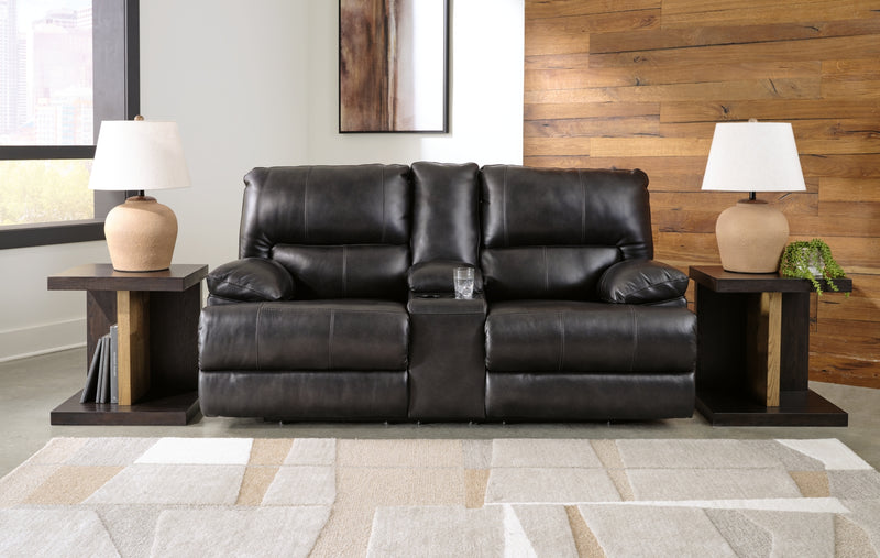 Mountainous Power Reclining Loveseat/Console/Adjustable Headrest