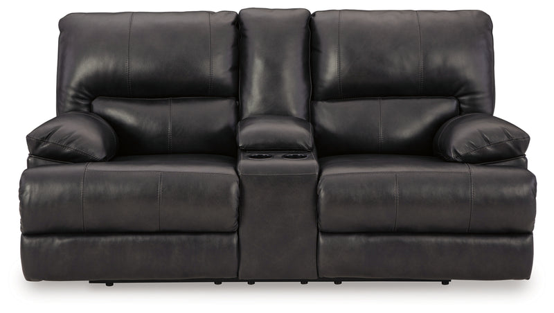 Mountainous Power Reclining Loveseat/Console/Adjustable Headrest