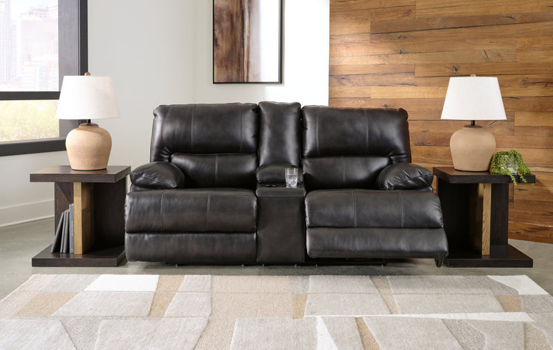 Mountainous Power Reclining Loveseat/Console/Adjustable Headrest