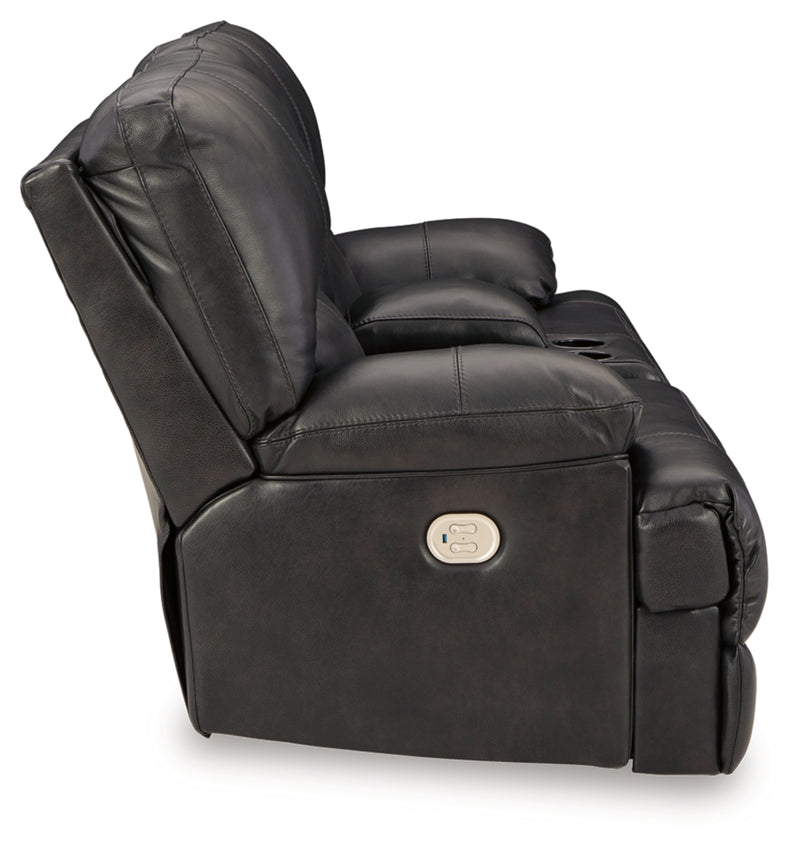 Mountainous Power Reclining Loveseat/Console/Adjustable Headrest