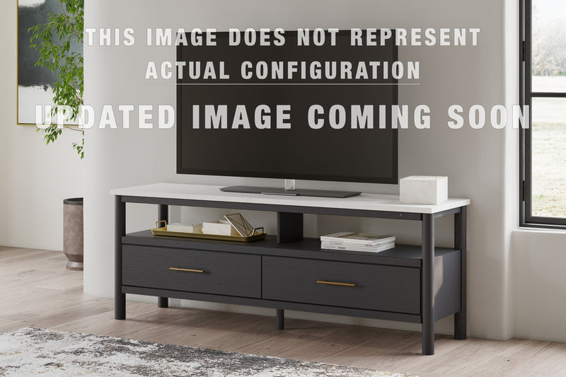 Cadmori 63" TV Stand with Electric Fireplace