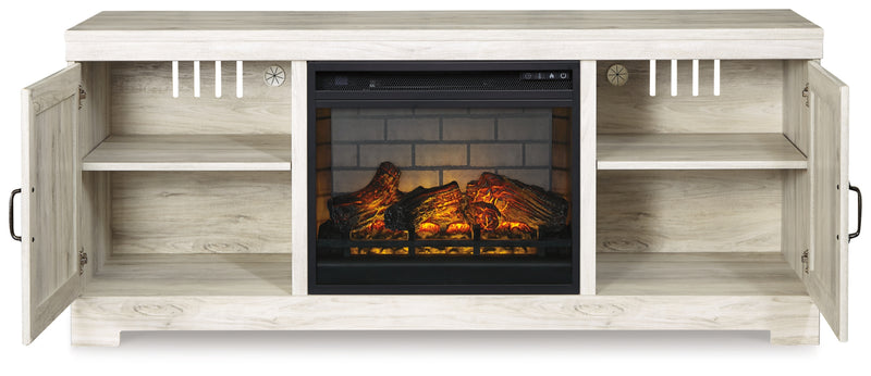 Mueble para TV con chimenea Bellaby de 63"