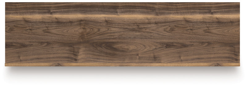 Mueble para TV de 72" Zadilyn con chimenea eléctrica
