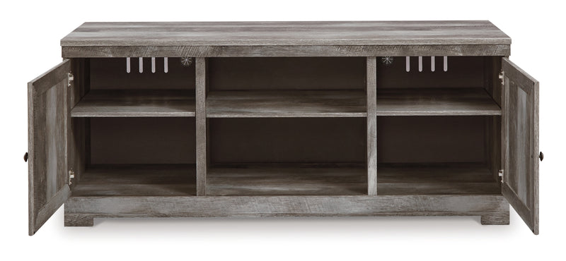 Mueble para TV Wynnlow de 63" con chimenea eléctrica