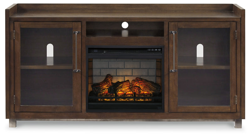 Mueble de TV Starmore de 70" con chimenea eléctrica