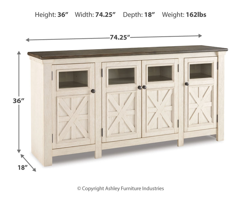 Mueble de TV extragrande Bolanburg