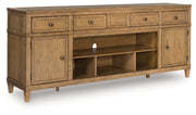 Sharlance XL TV Stand w/Fireplace Option