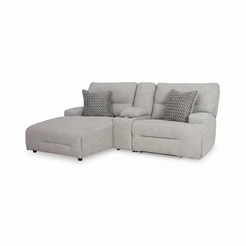 Acklen Place 3-Piece Power Reclining Sectional Sofa with Chaise