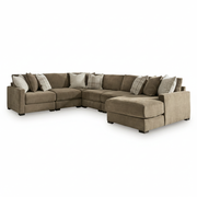 Camellia-Court 6-Piece Sectional with Chaise