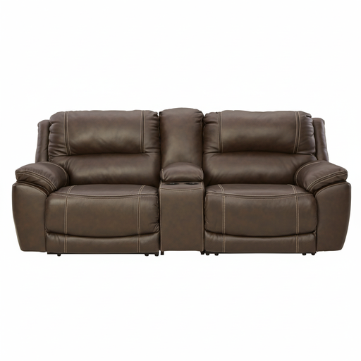 Dunleith 3-Piece Power Reclining Loveseat with Console