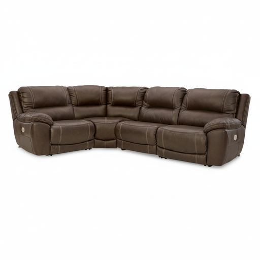 Dunleith 4-Piece Power Reclining Sectional