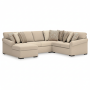 LadyMae 4-Piece Sectional with Chaise