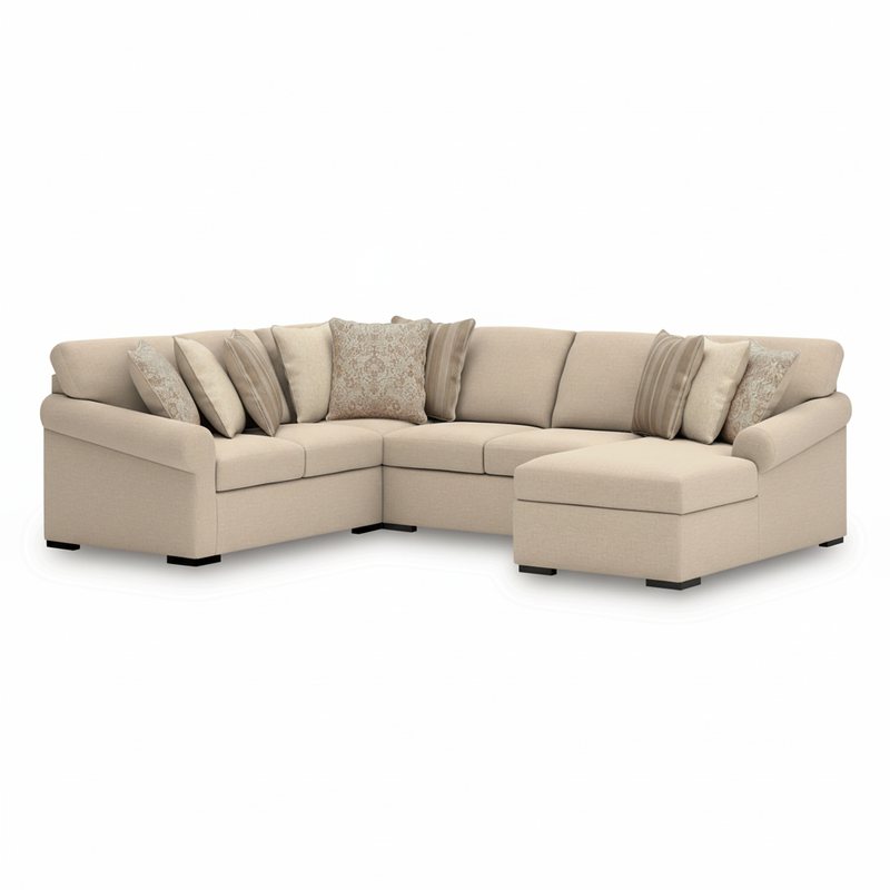 LadyMae 4-Piece Sectional with Chaise