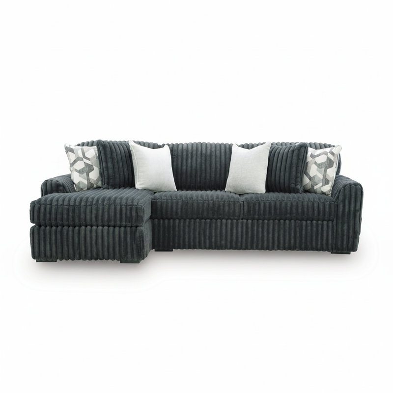 Midnight-Madness 2-Piece Sectional Sofa Chaise