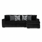 Midnight-Madness 2-Piece Sectional Sofa with Chaise