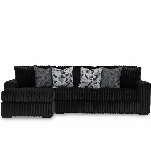 Midnight-Madness 2-Piece Sectional Sofa with Chaise