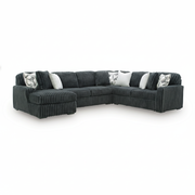 Midnight-Madness 4-Piece Sectional with Chaise