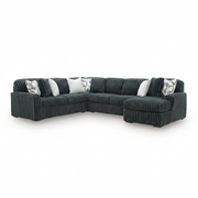 Midnight-Madness 4-Piece Sectional with Chaise
