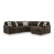 Midnight-Madness 5-Piece Sectional with Chaise