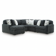 Midnight-Madness 5-Piece Sectional with Chaise