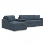Modmax 4-Piece Sectional with Chaise and Audio Console