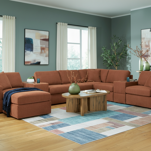 Modmax 4-Piece Sectional with Storage Chaise