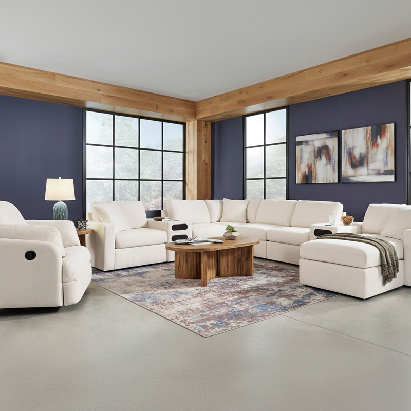 Modmax 4-Piece Sectional with Storage Chaise