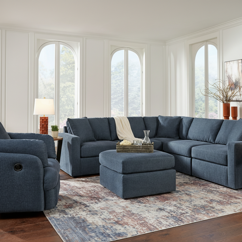 Modmax 4-Piece Sectional with Storage Chaise