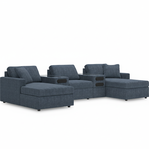 Modmax 5-Piece Double Chaise with Audio Consoles