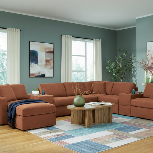 Modmax 6-Piece Sectional with Storage Chaise