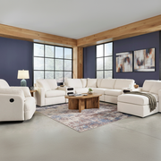 Modmax 6-Piece Sectional with Storage Chaise and Audio Console