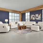 Modmax 6-Piece Sectional with Storage Chaise and Storage Console