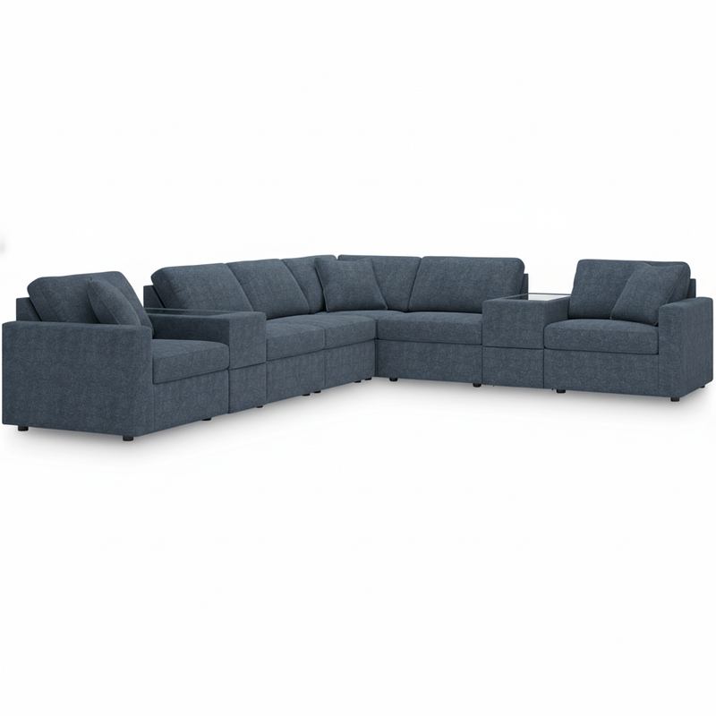 Modmax 8-Piece Sectional with Storage Consoles