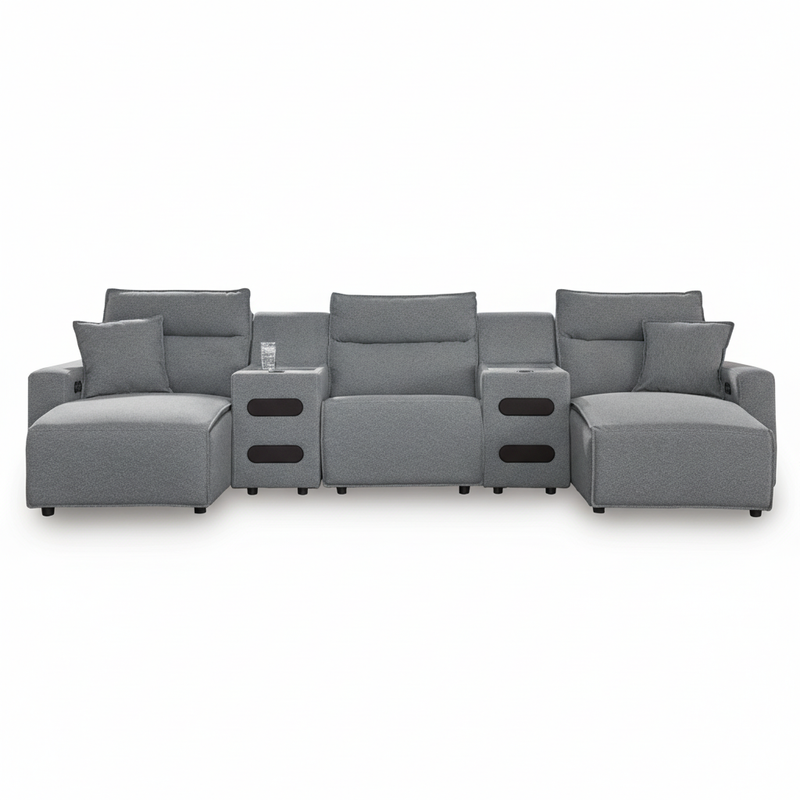 Modmax II 5-Piece Power Reclining Sectional with Chaise