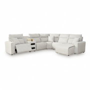 Modmax II 6-Piece Reclining Sectional with Chaise and Audio Console