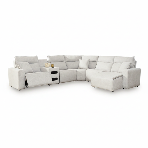 Modmax II 6-Piece Reclining Sectional with Chaise and Audio Console