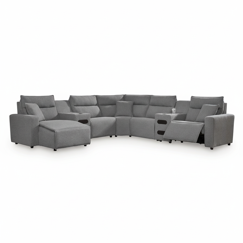 Modmax II 7-Piece Power Reclining Sectional with Chaise