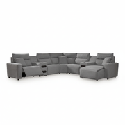 Modmax II 7-Piece Power Reclining Sectional with Chaise