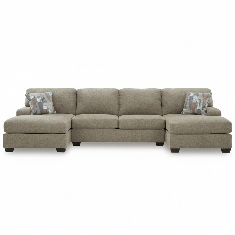 Newellen 3-Piece Sectional with Double Chaise