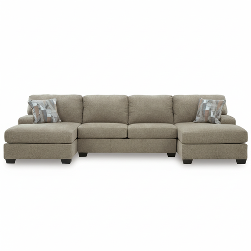 Newellen 3-Piece Sleeper Sectional with Double Chaise