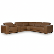 Rally-Up 6-Piece Power Reclining Sectional with Console