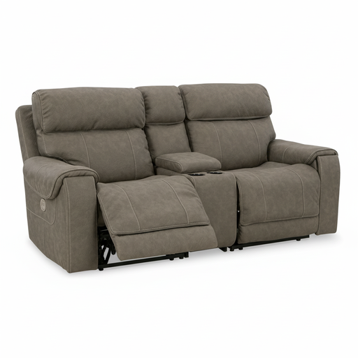 Starbot 3-Piece Power Reclining Sectional Loveseat with Console